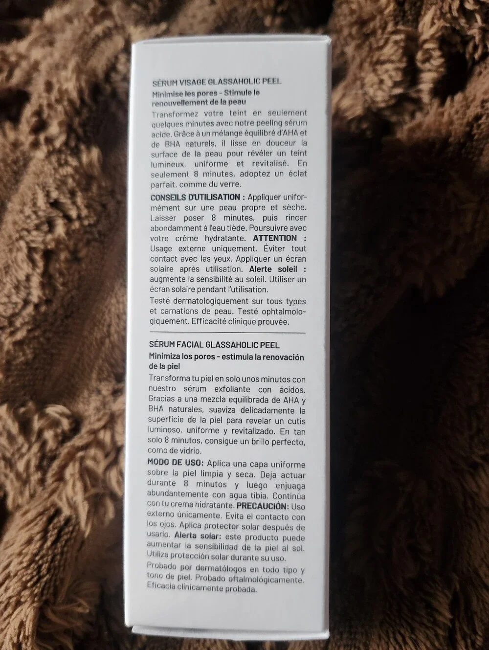 NEW DR. BRANDT SKINCARE Glassaholic Face Serum Peel Full Size